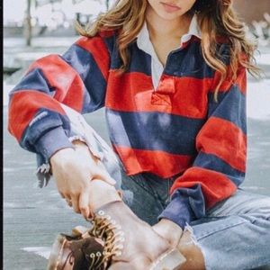 Cropped vintage sweater